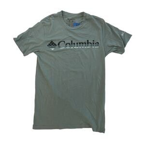 Columbia T Shirt Blue Outdoors Trail Hiking Gorpcore Sporty Men’s Size Small